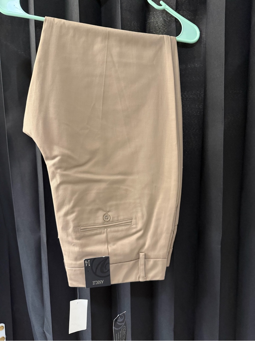 Versona Beige Cropped Ankle Pants